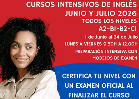 Cursos intensivos de inglés junio y julio 2026 Your English Time